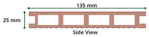 wood plastic composites dimension b