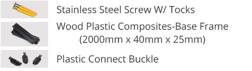 wood plastic composites floor fittings b